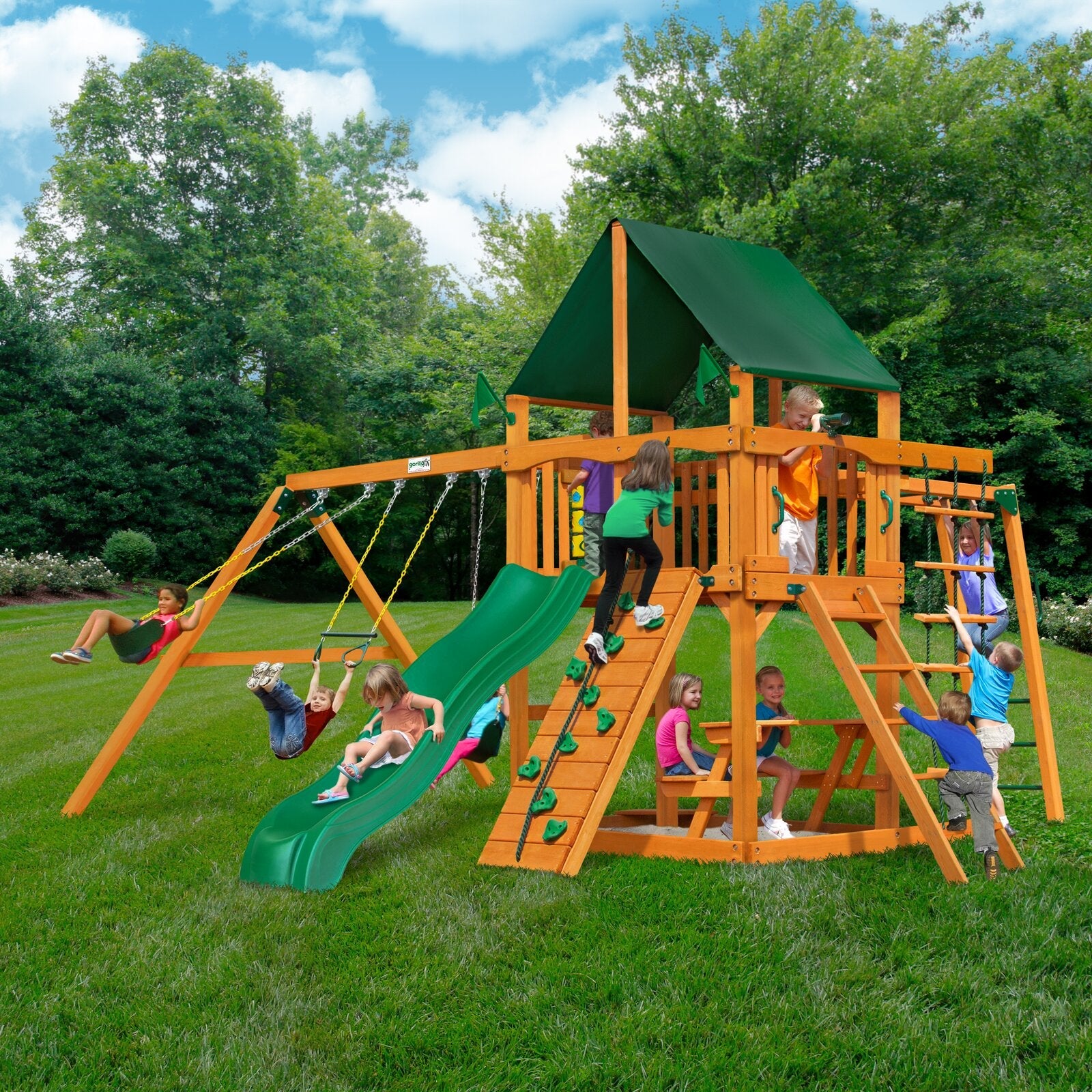 Navigator AP Deluxe Wooden Swing Set