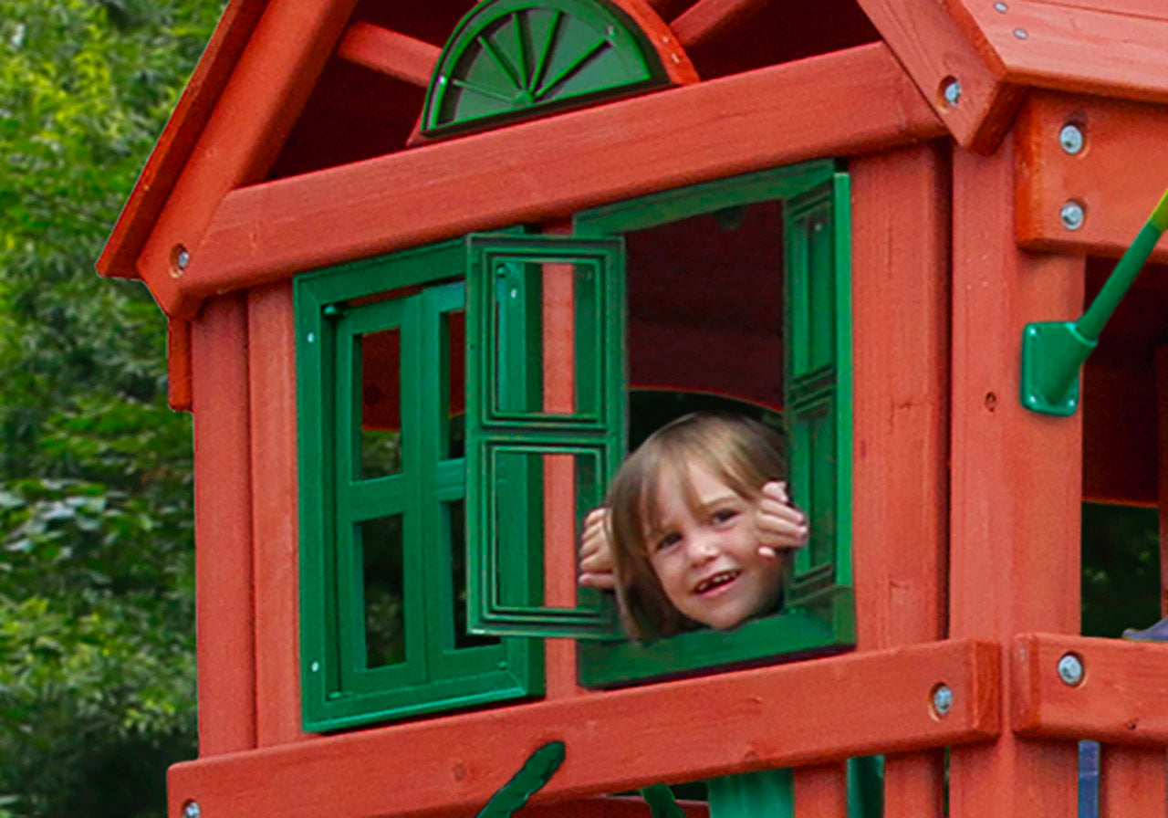 Nantucket Wooden Swing Set