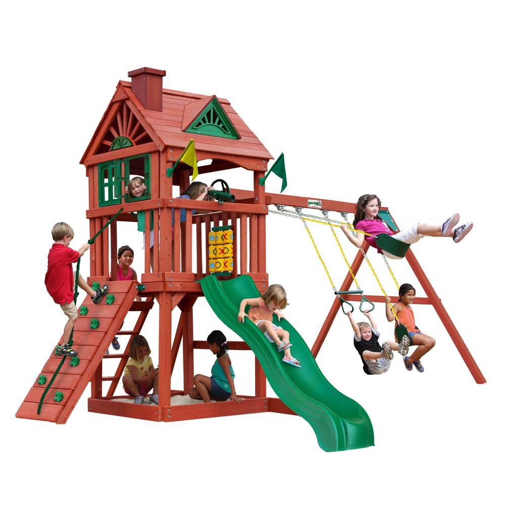 Nantucket Wooden Swing Set