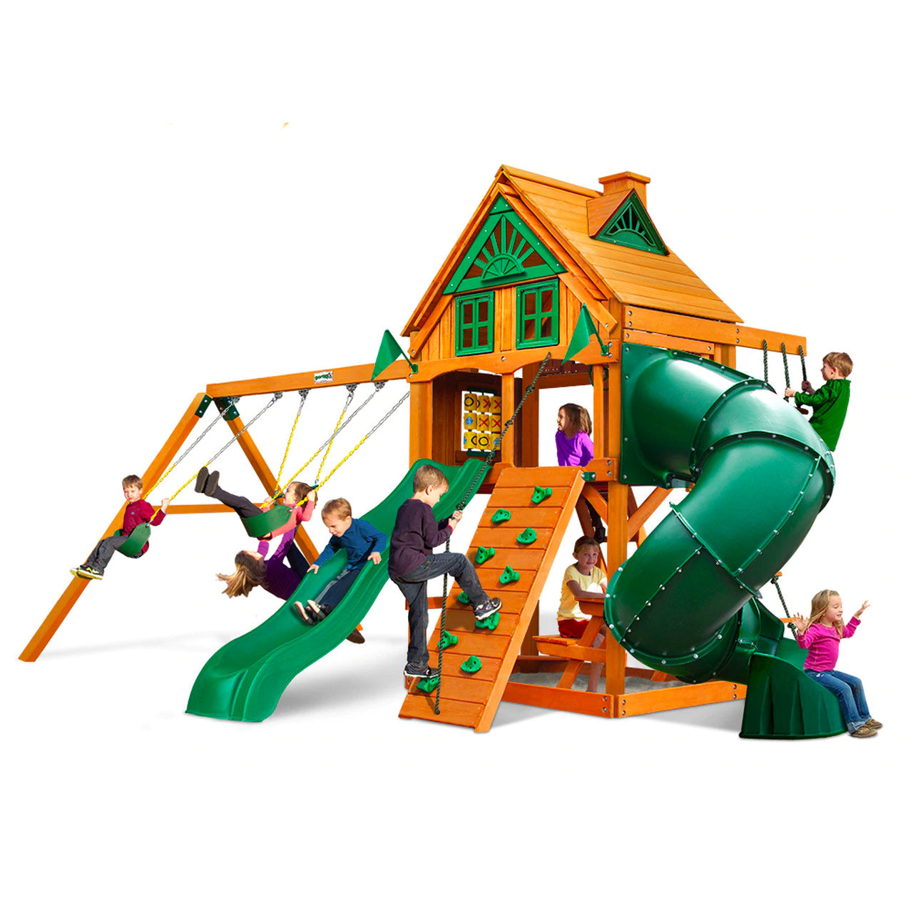 Mountaineer AP Wooden Swing Set