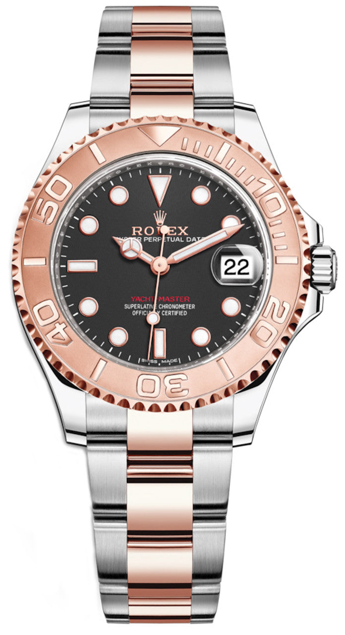 Rolex Yacht-Master 37mm Everose Black Dial - 268621 - New 2025