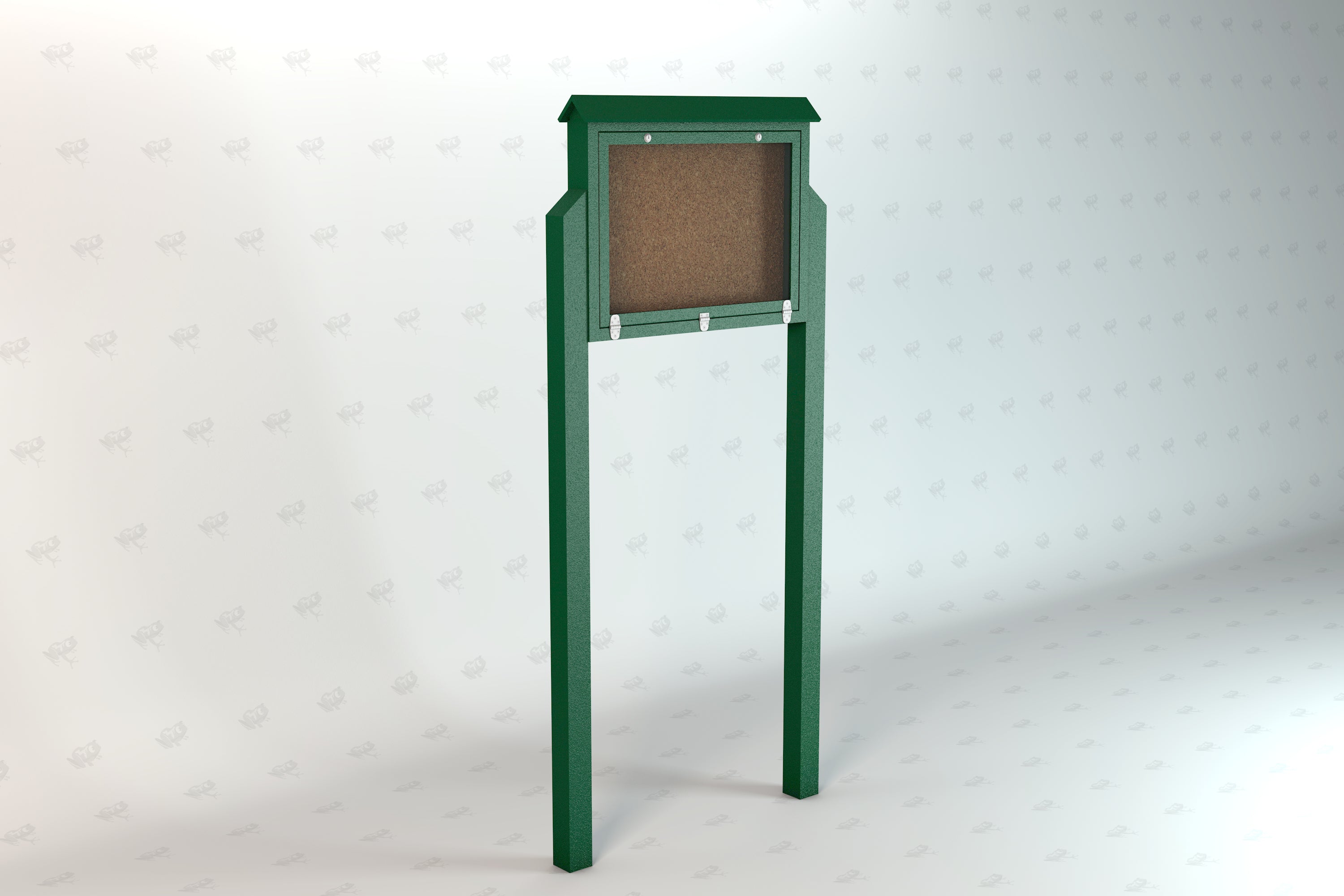 Medium Recycled Plastic Hinged Message Center