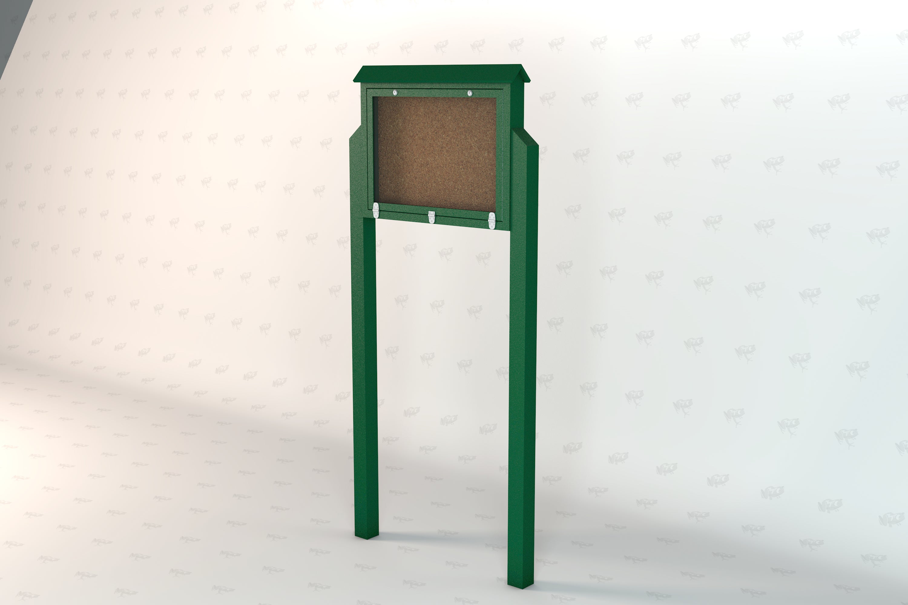 Medium Recycled Plastic Hinged Message Center
