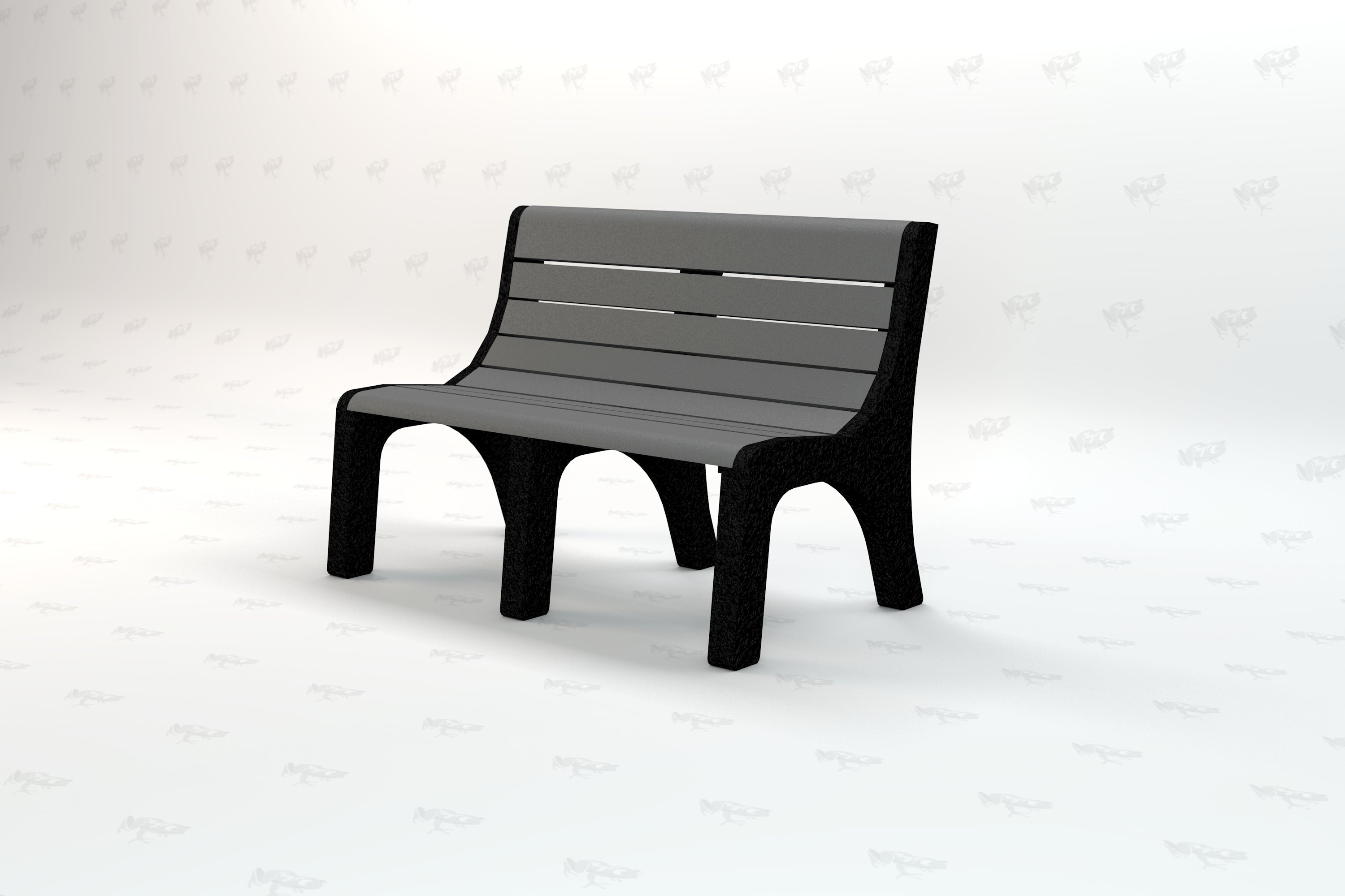 Newport Recycled Plastic Park Bench