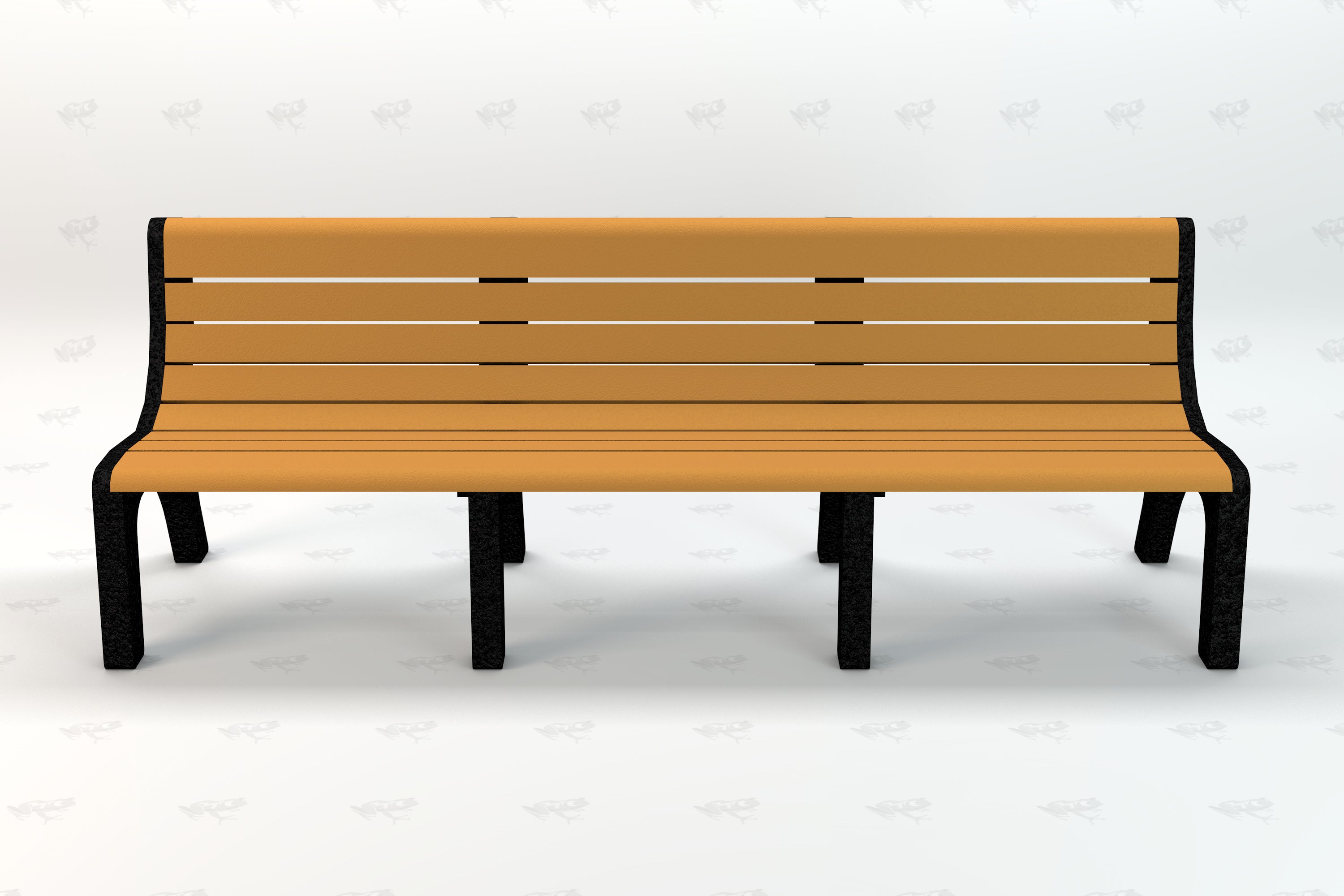 Newport Recycled Plastic Park Bench