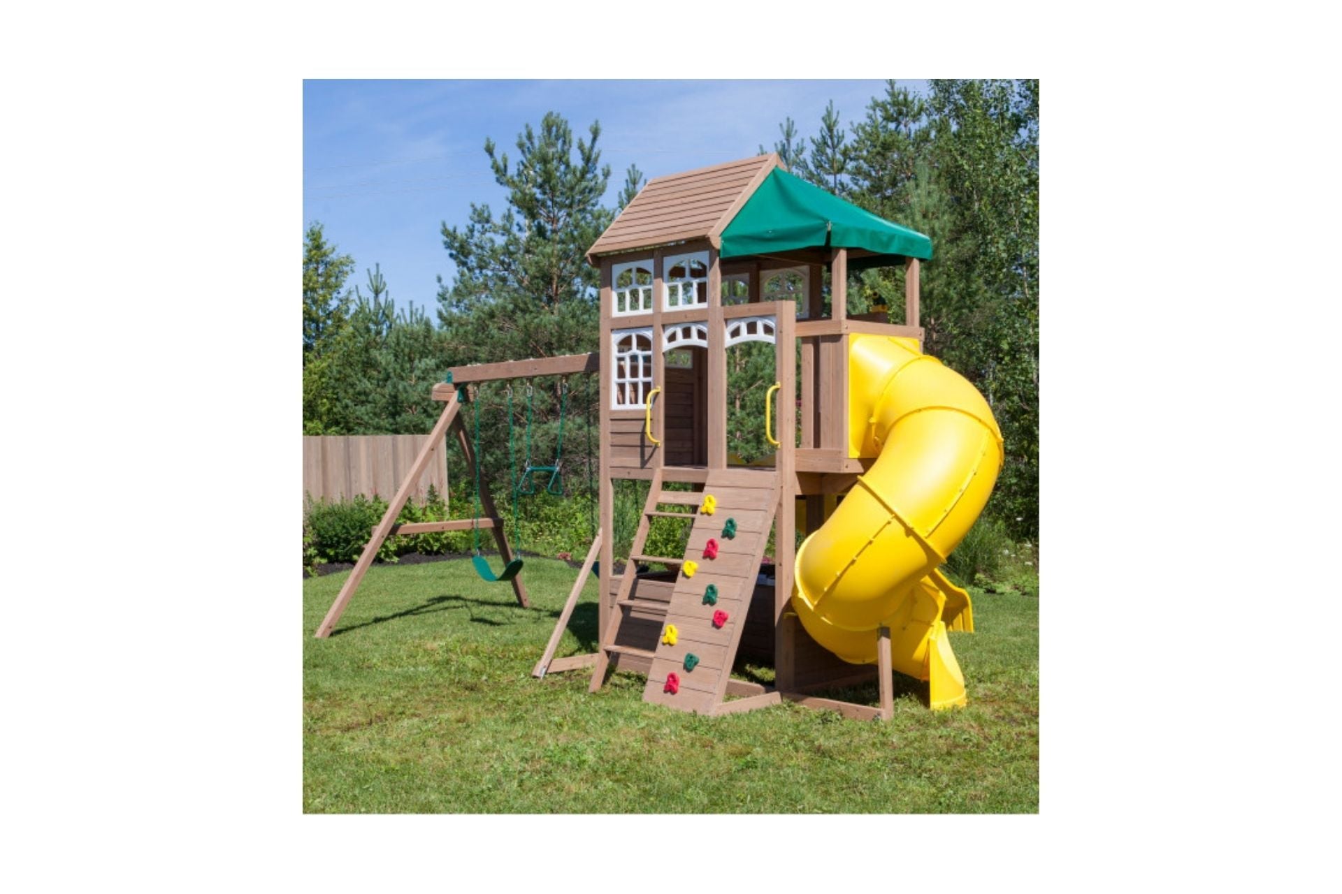 Lookout Lodge Wooden Swing Set / Playset