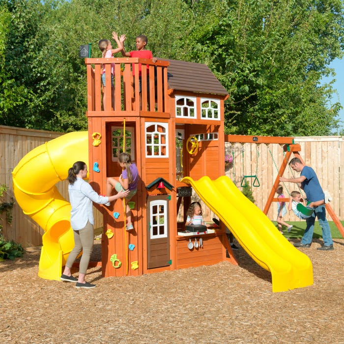 Lookout Extreme Wooden Swing and Play Set