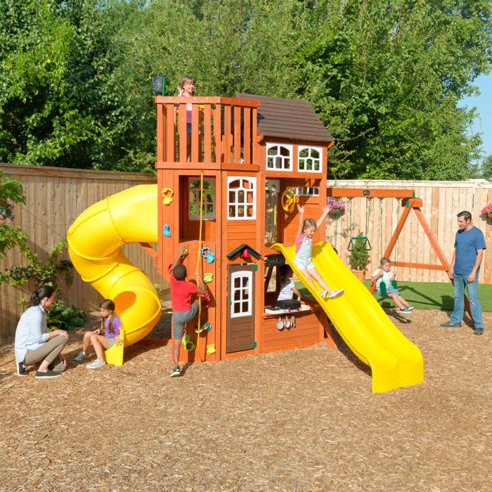 Lookout Extreme Wooden Swing and Play Set