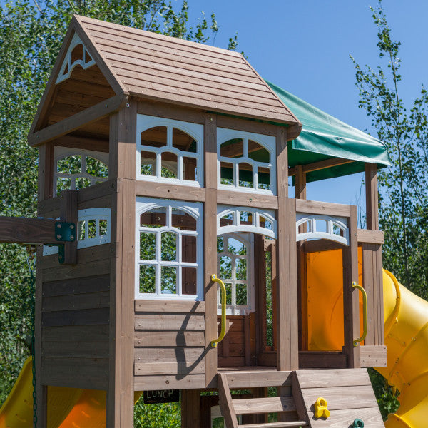 Lookout Lodge Wooden Swing Set / Playset