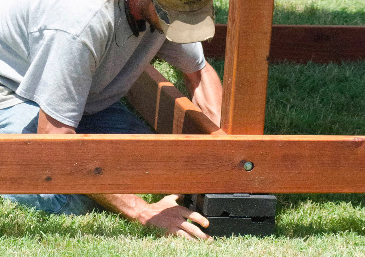 Level Dry Playset Leveling System