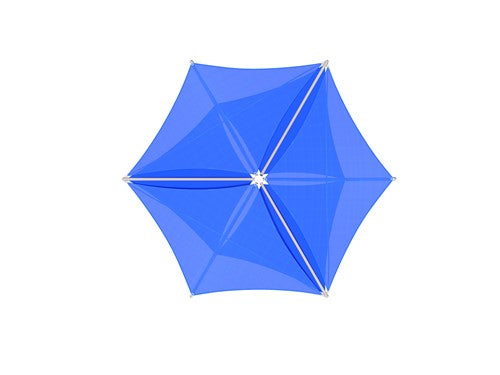 Mariner Hexagon Shade Structure with 6 Posts