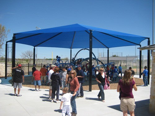 Octagon Shade Structure with 8 Posts