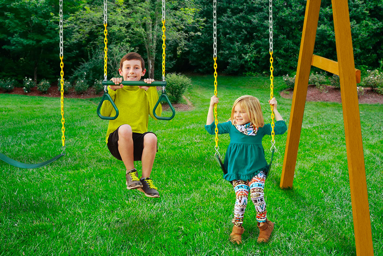 Mountaineer AP Wooden Swing Set