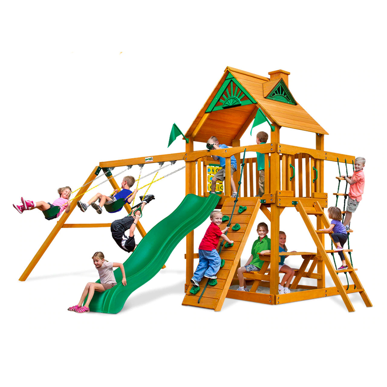 Chateau AP Wooden Swing Set