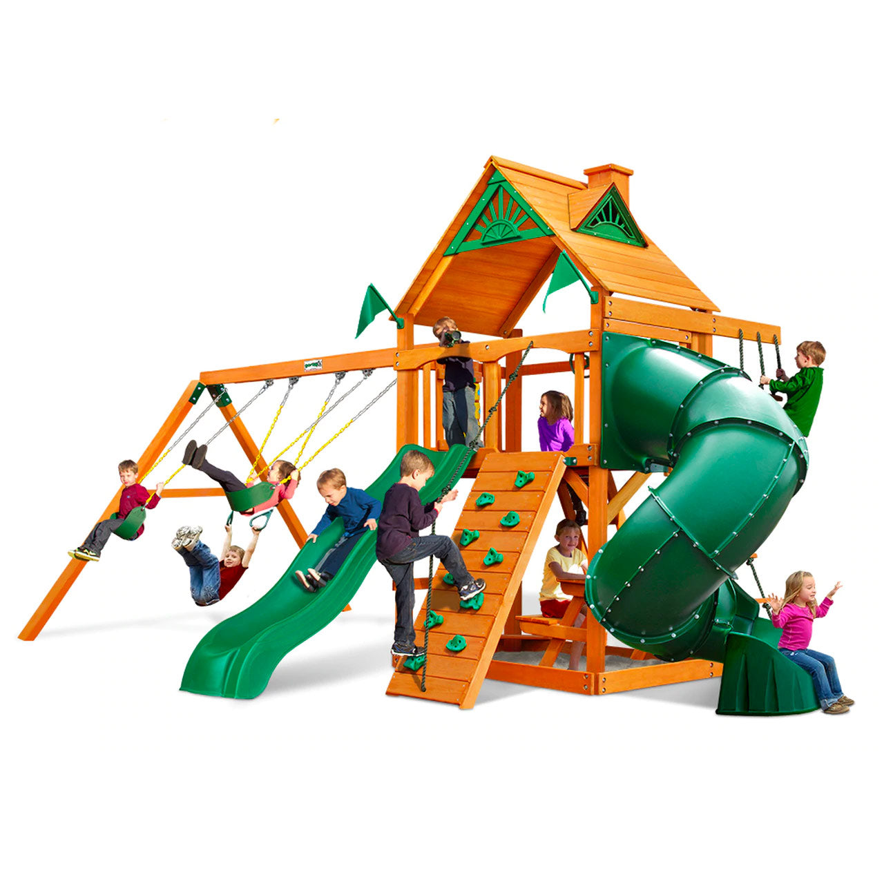 Mountaineer AP Wooden Swing Set