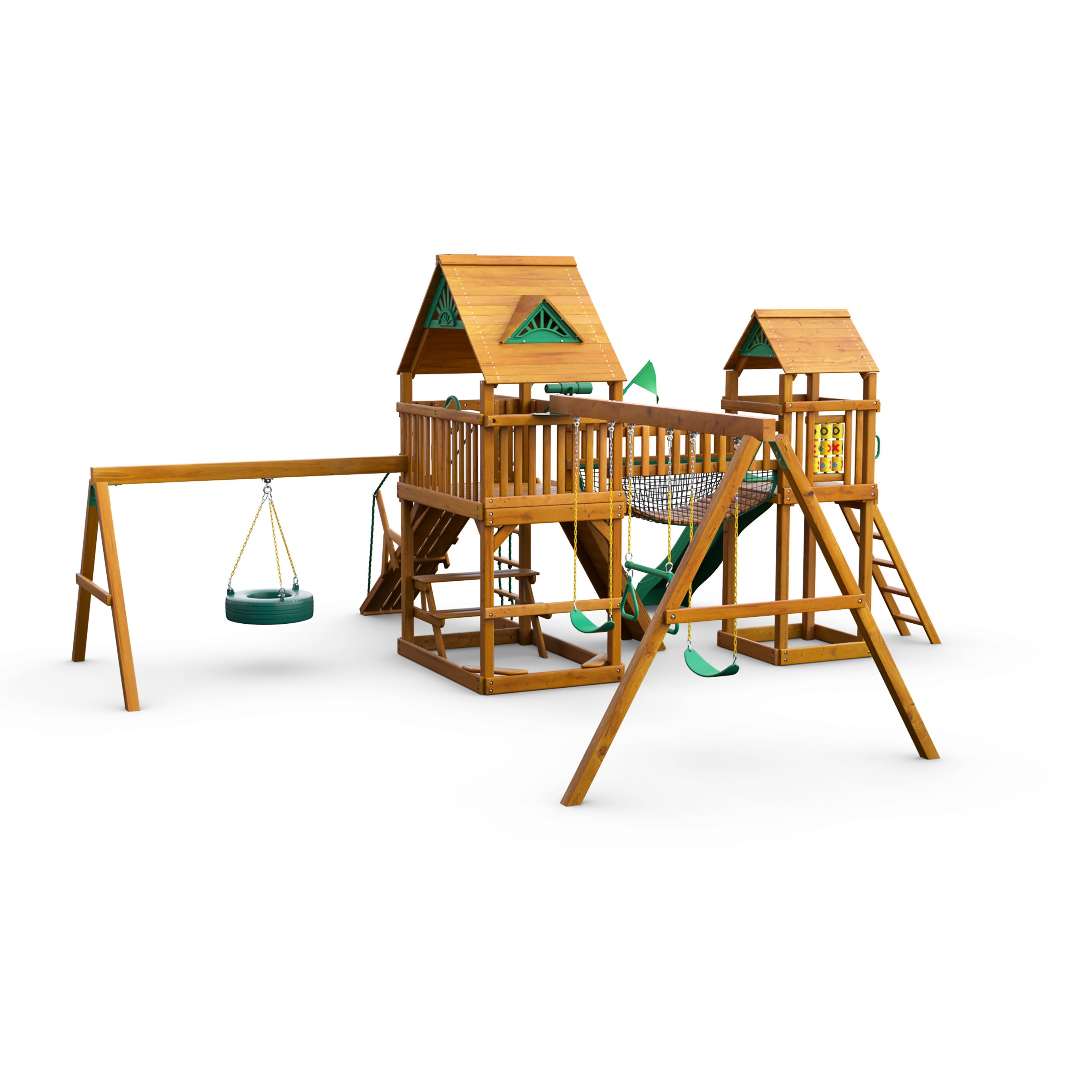 Pioneer Peak AP Wooden Swing Set