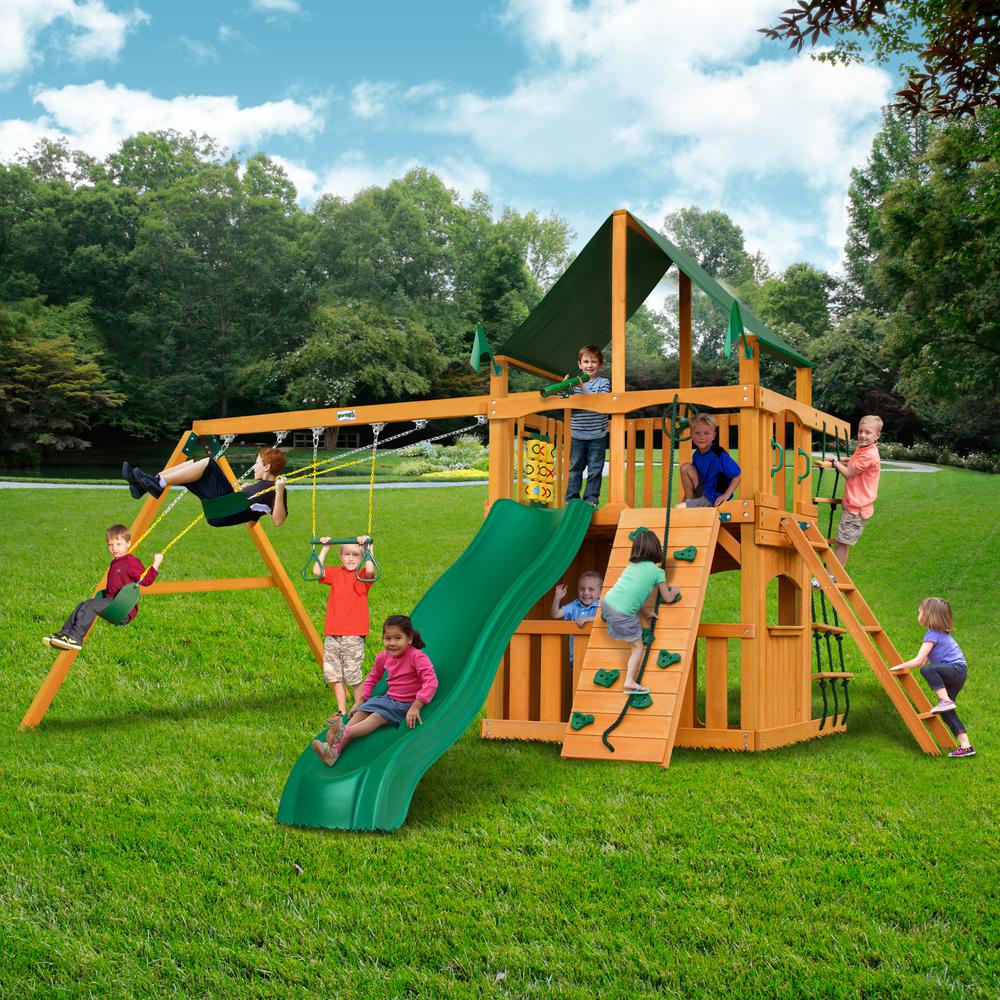 Chateau Clubhouse AP Wooden Swing Set
