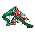 Sun Climber Deluxe Wooden Swing Set