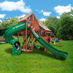Sun Climber Deluxe Wooden Swing Set