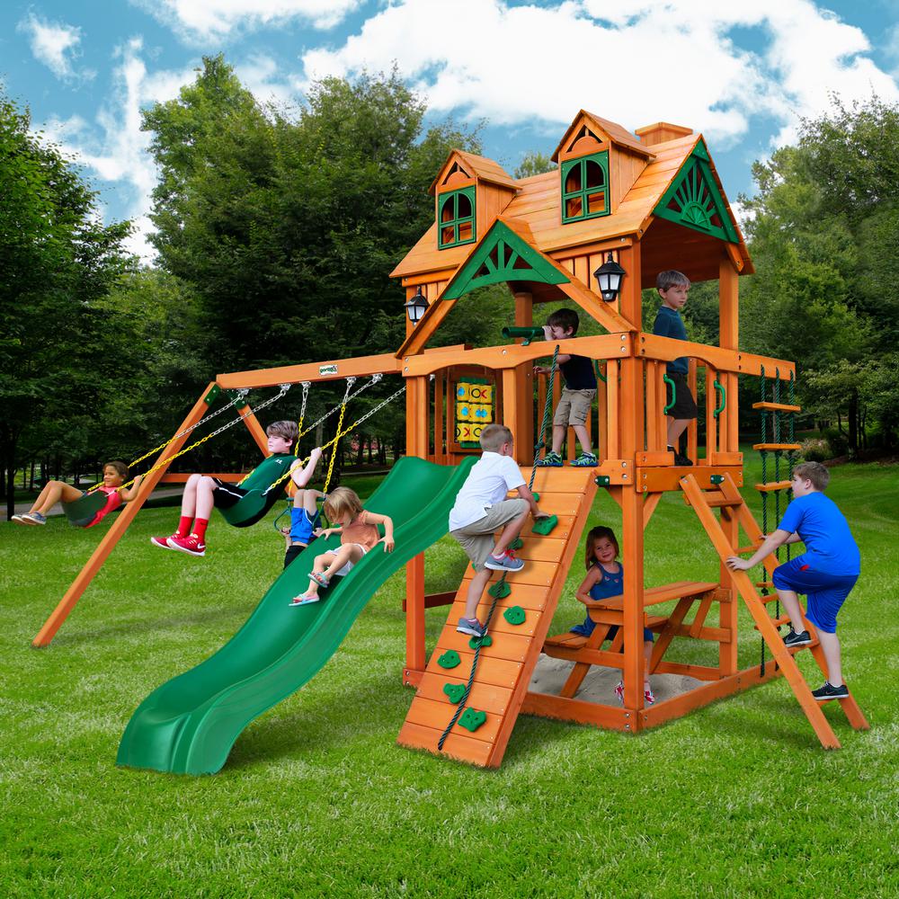 Chateau AP Wooden Swing Set