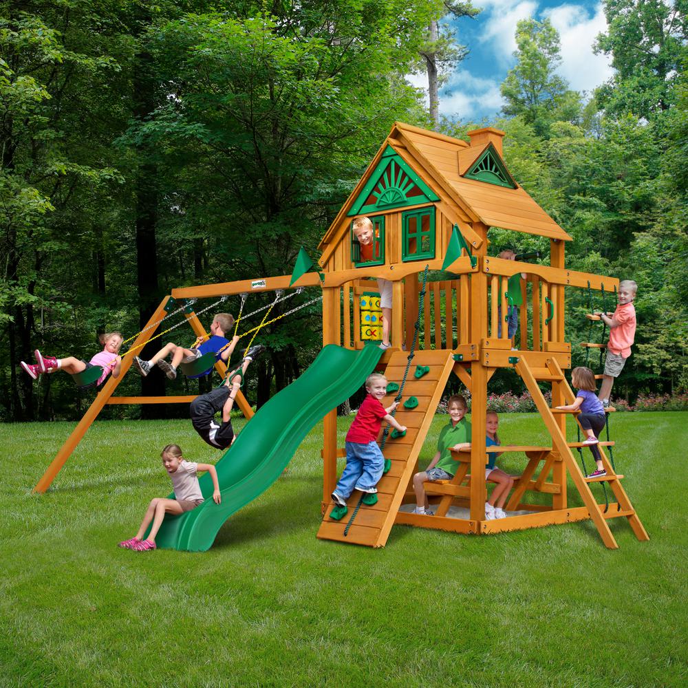 Chateau AP Wooden Swing Set