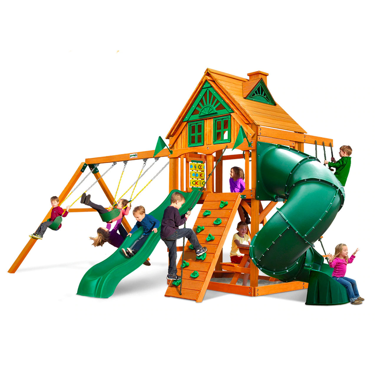 Mountaineer AP Wooden Swing Set