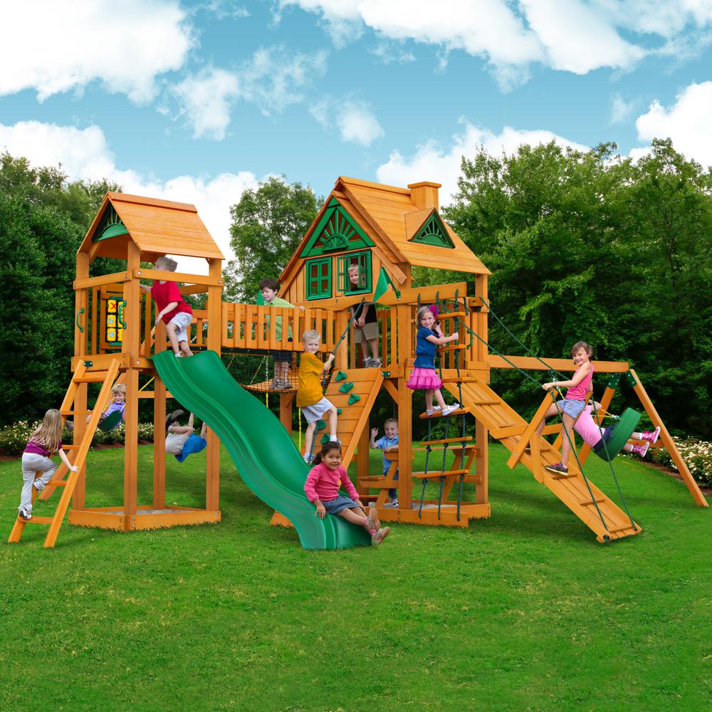 Pioneer Peak AP Wooden Swing Set