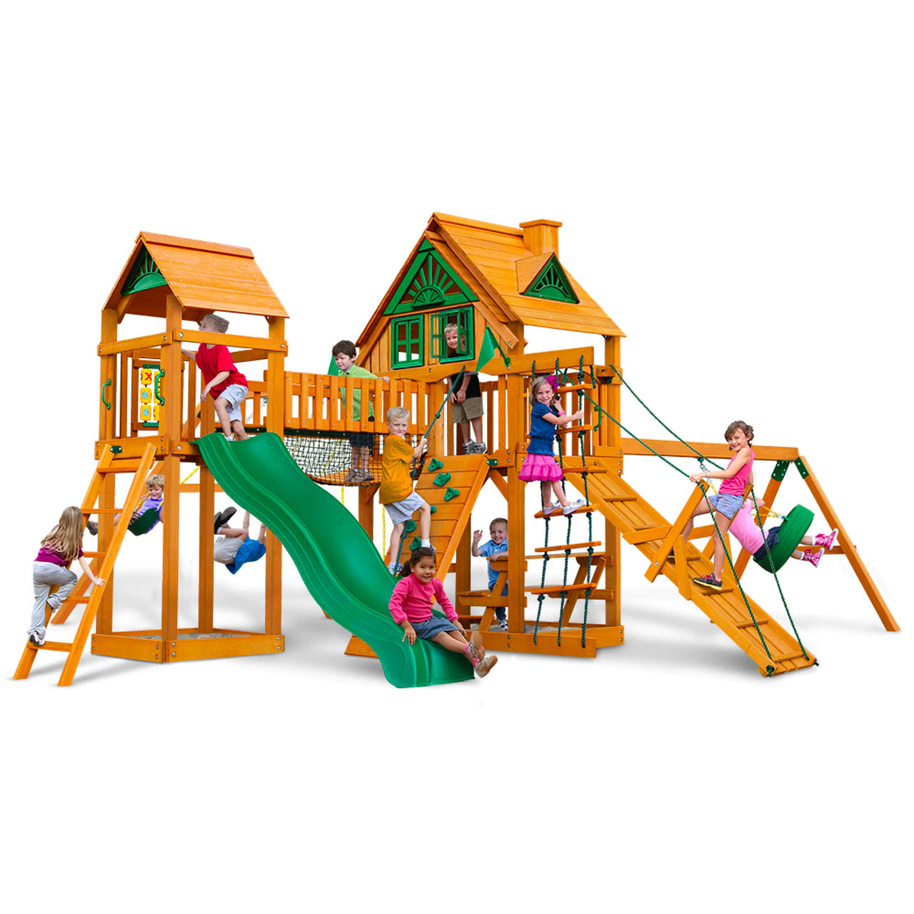 Pioneer Peak AP Wooden Swing Set