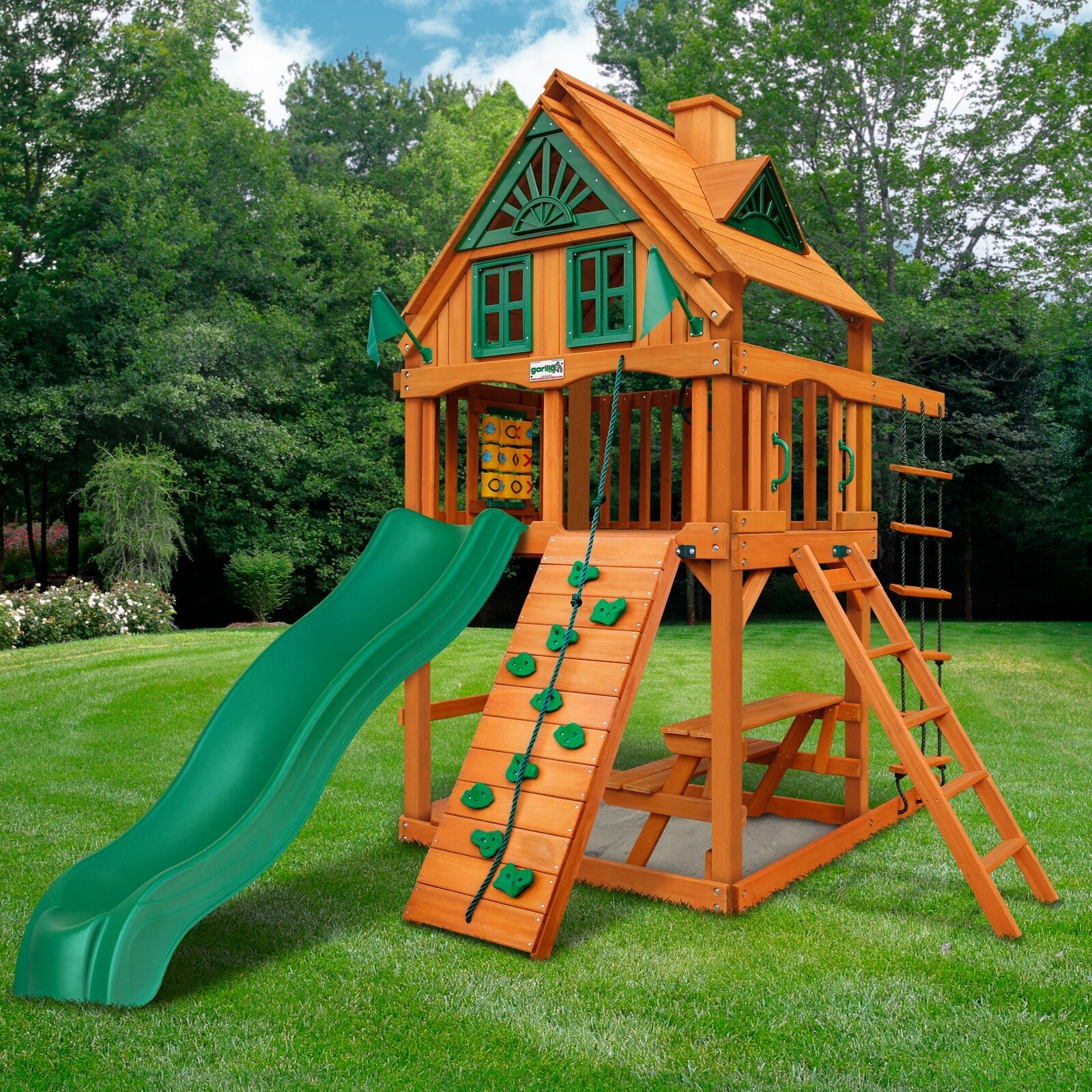 Chateau Tower AP Wooden Swing Set