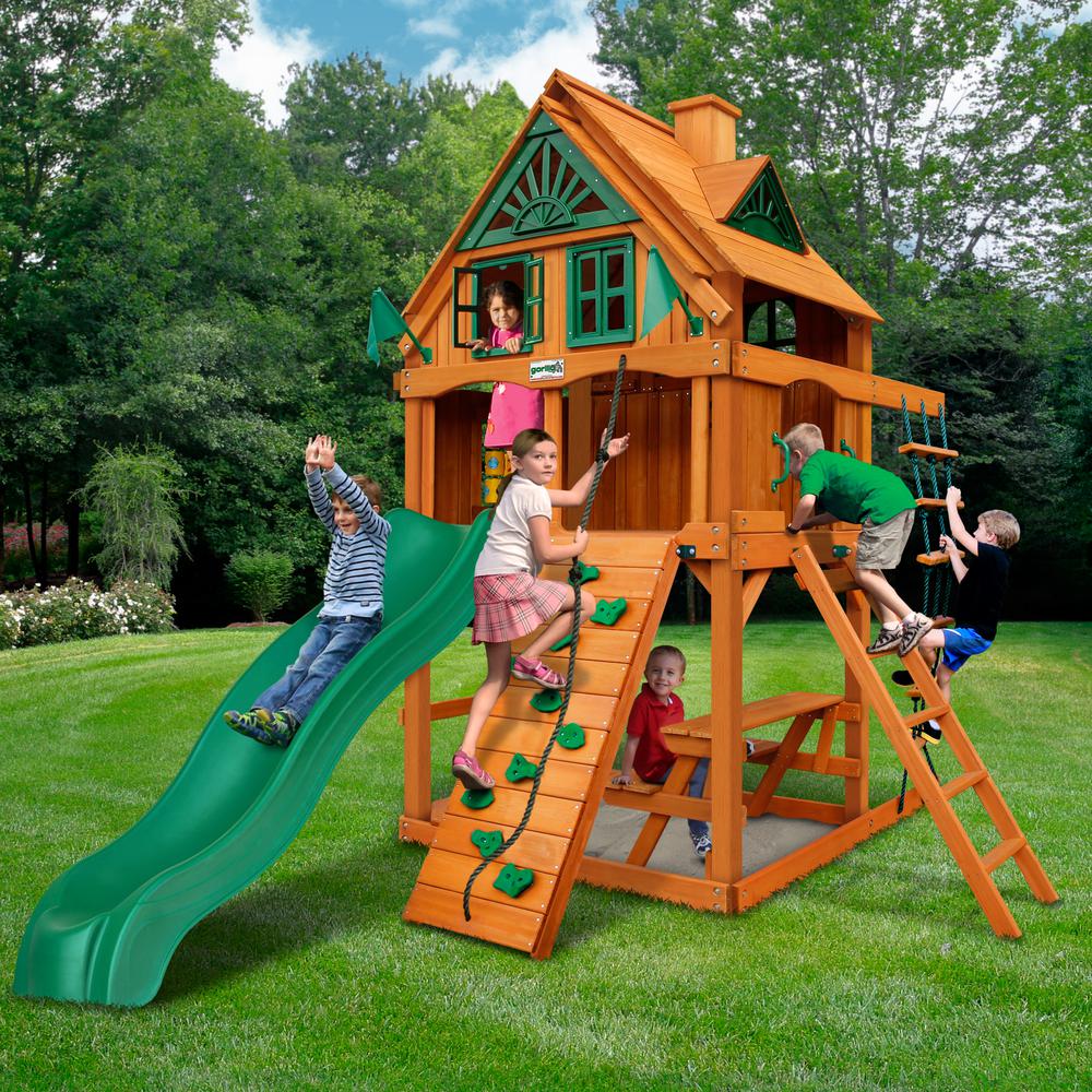 Chateau Tower AP Wooden Swing Set