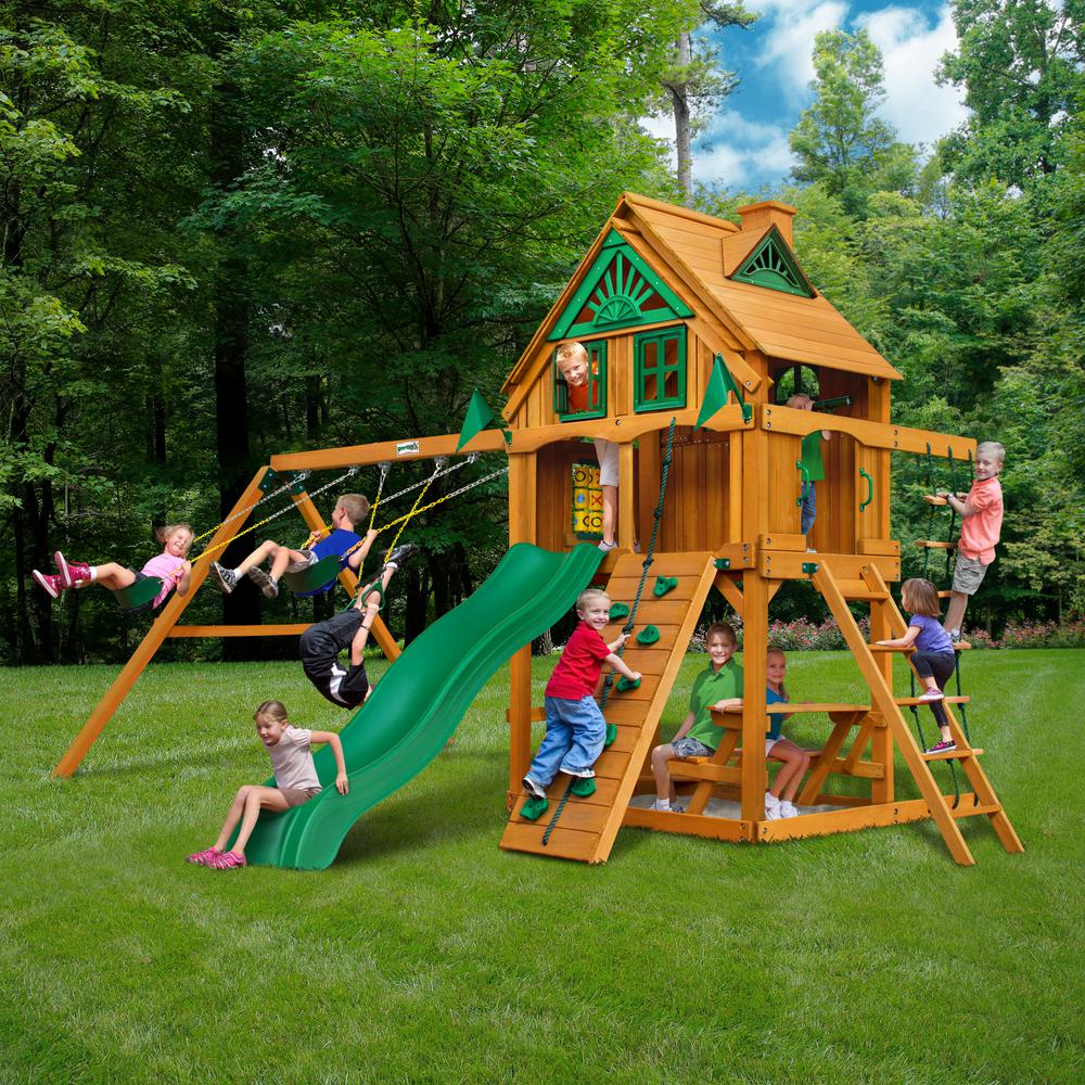 Chateau AP Wooden Swing Set