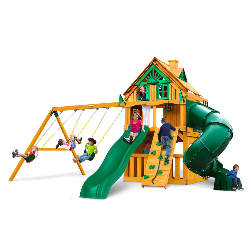Mountaineer Clubhouse AP Wooden Swing Set