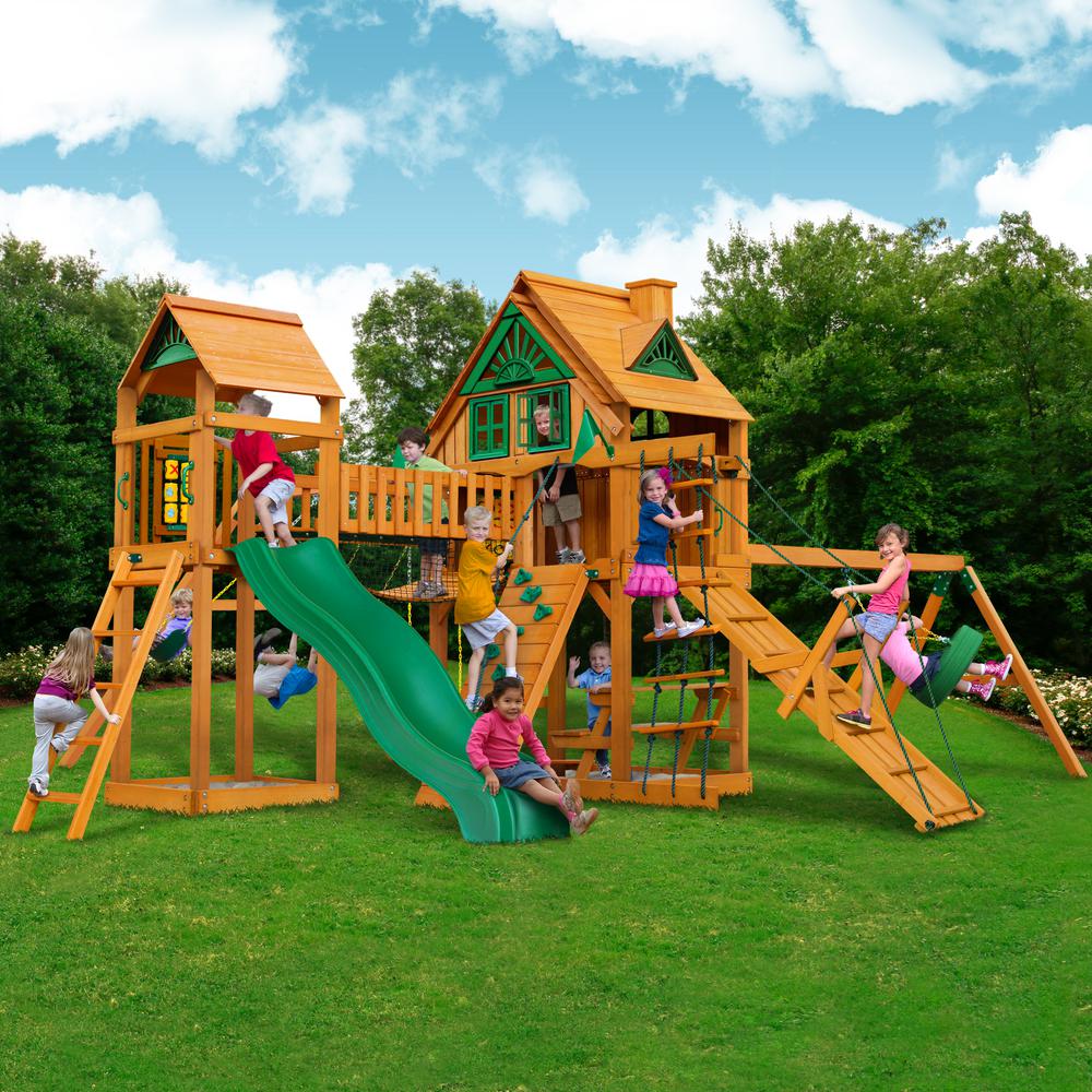 Pioneer Peak AP Wooden Swing Set