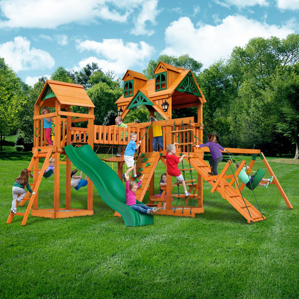 Pioneer Peak AP Wooden Swing Set