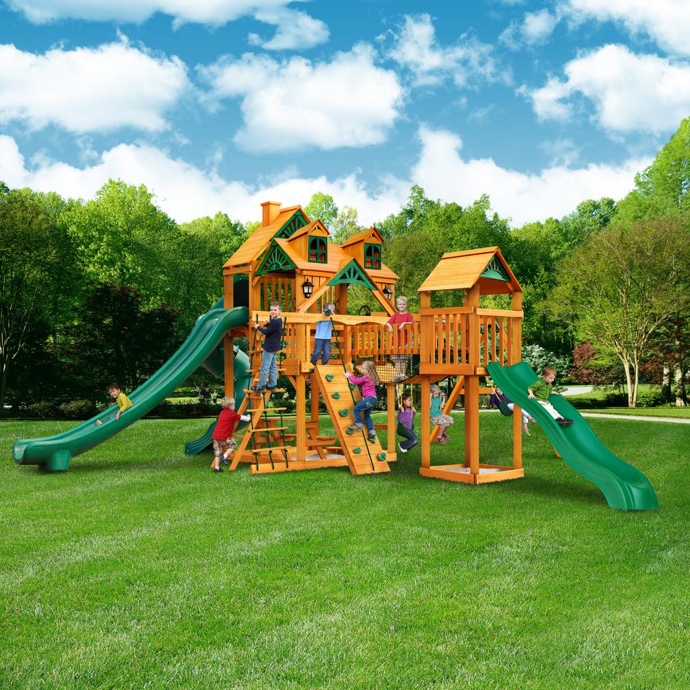 Treasure Trove II AP Wooden Swing Set