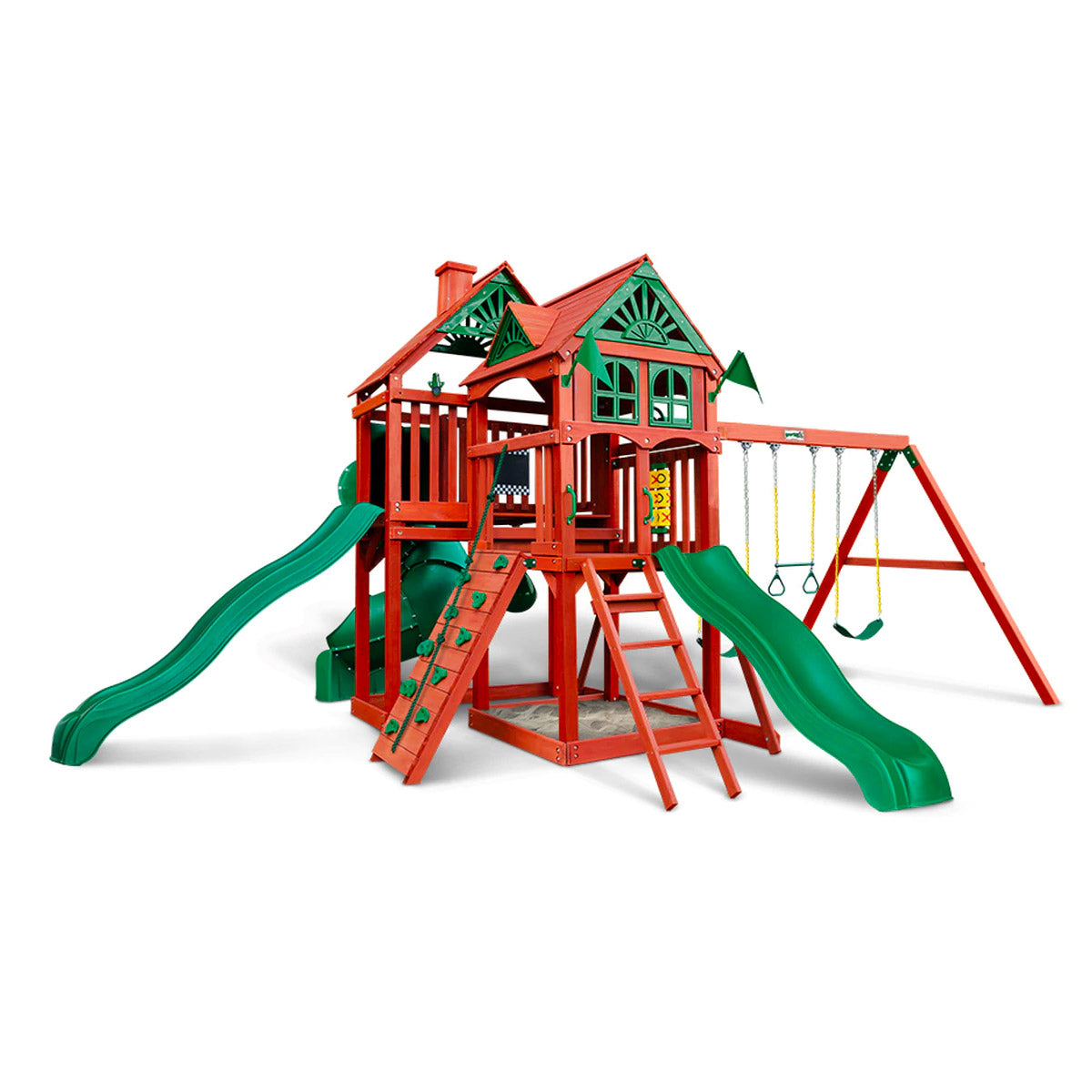 Five Star Deluxe Wooden Swing Set