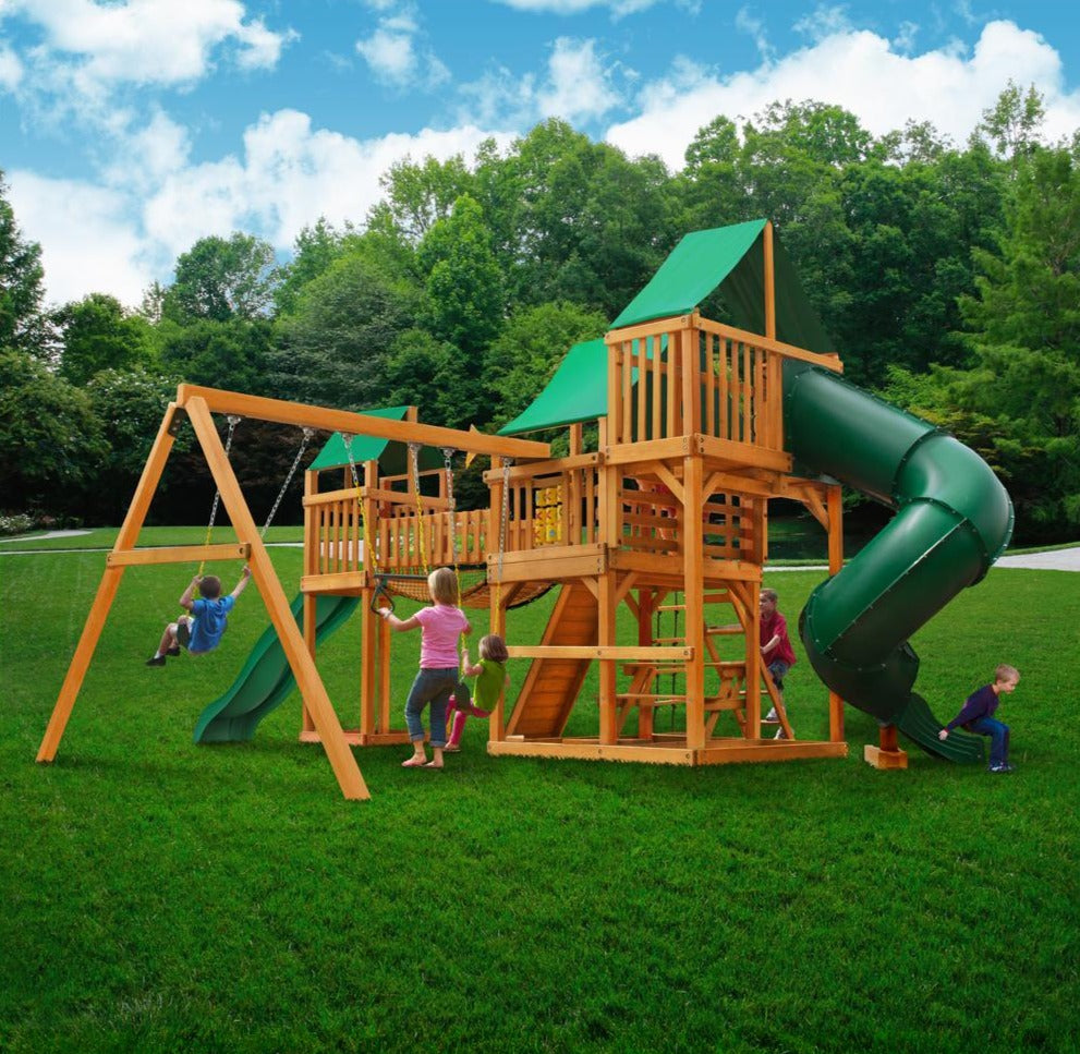 Treasure Trove I AP Wooden Swing Set
