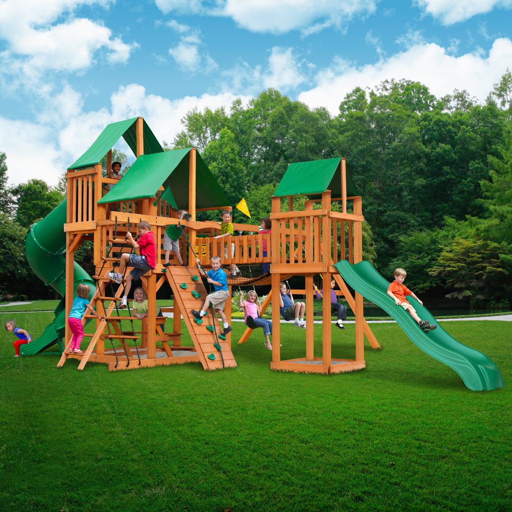 Treasure Trove I AP Wooden Swing Set