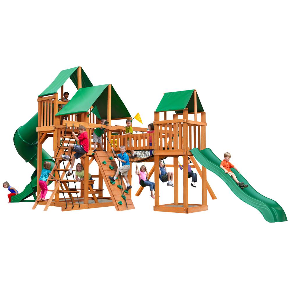 Treasure Trove I AP Wooden Swing Set