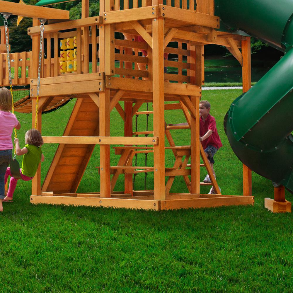 Treasure Trove II AP Wooden Swing Set