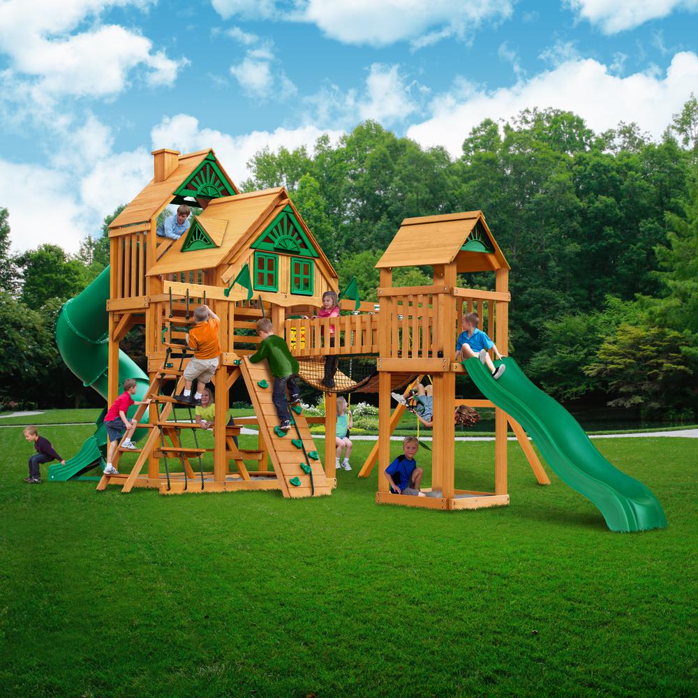 Treasure Trove I AP Wooden Swing Set