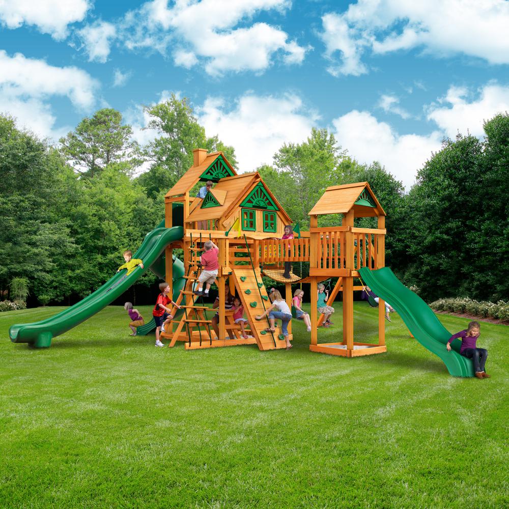 Treasure Trove II AP Wooden Swing Set