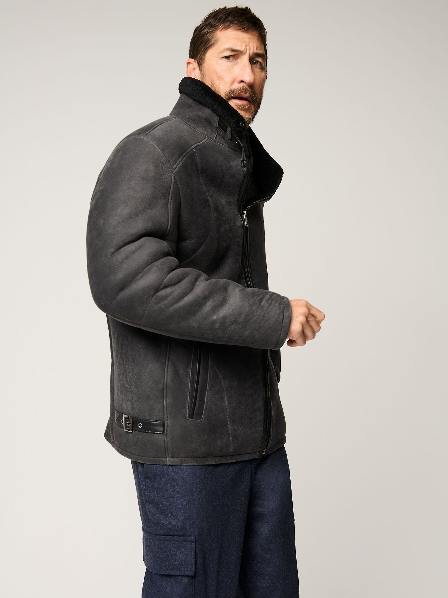 Brian Sheepskin Jacket