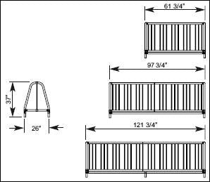 Traditional Double Sided Bicycle Rack
