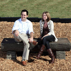 Nature Themed Log Bench