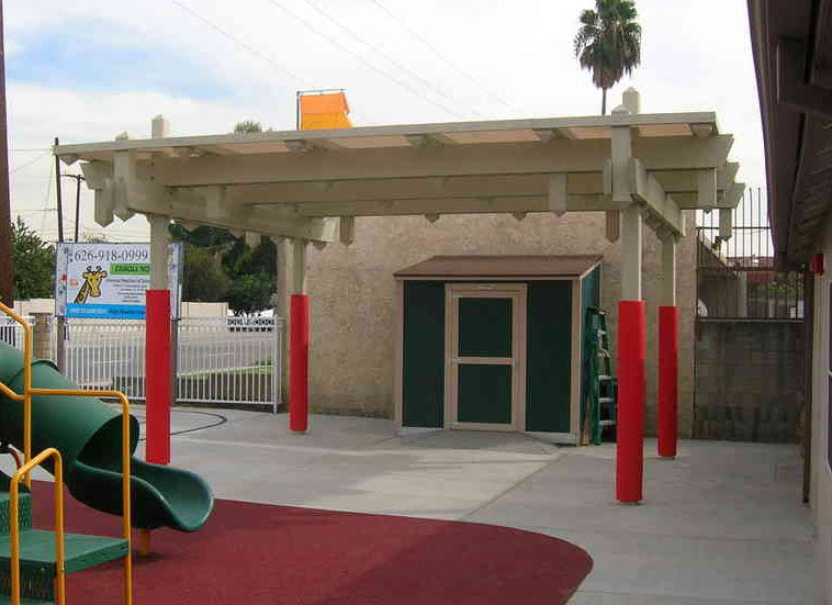 Safety Pole Pad - Square 6 Foot Tall