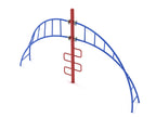 Curved Helix Climbing Ladder