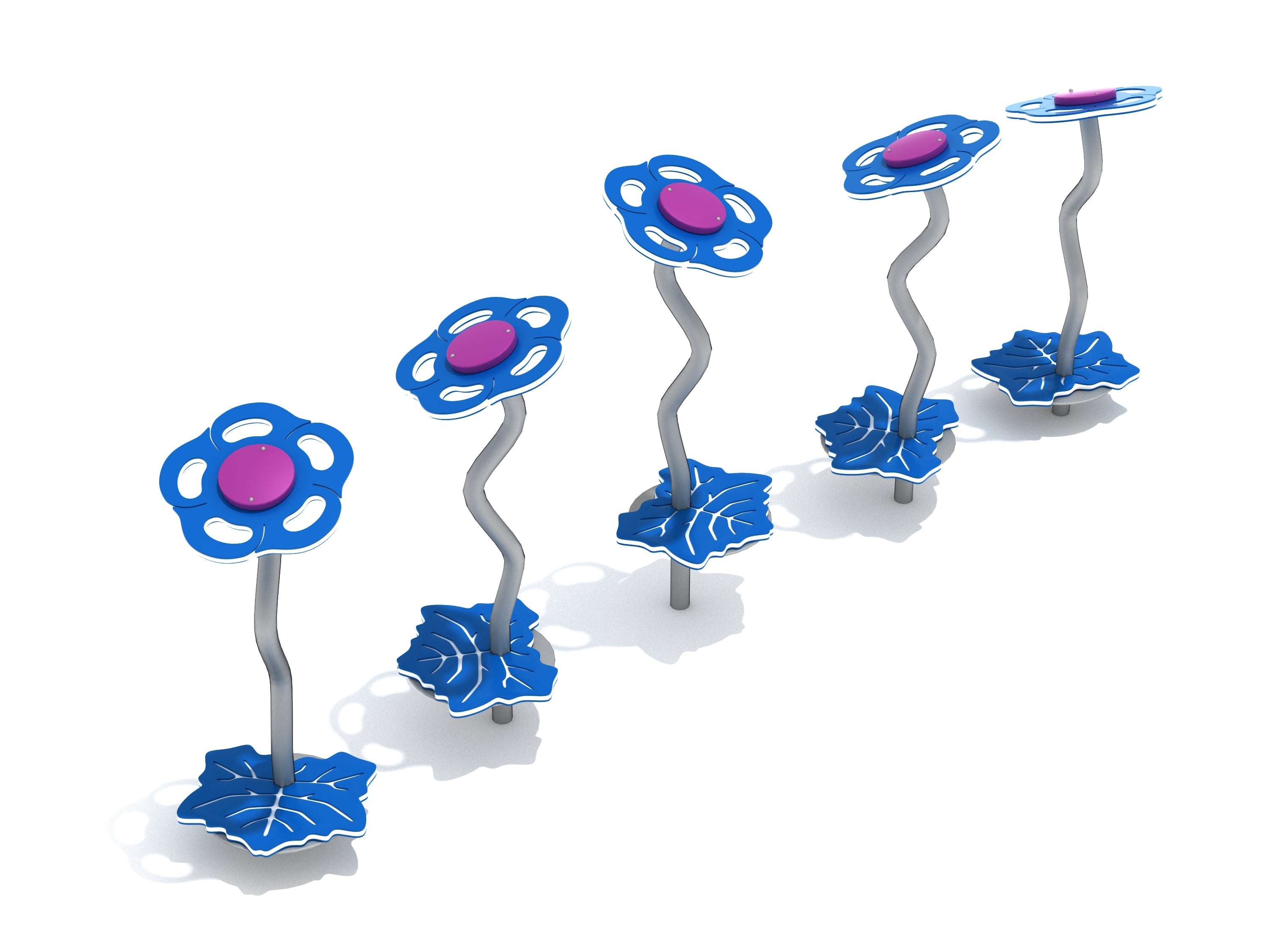 Flower Stepping Path