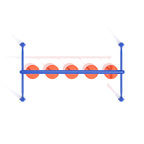 Pebble Bridge (Single or Double Row)
