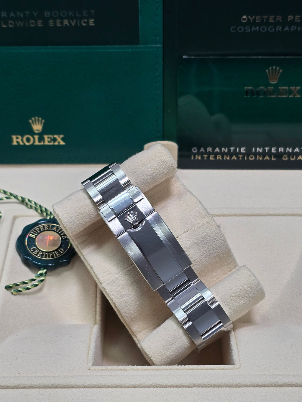Rolex Cosmograph Daytona 40mm Platinum "Platona" Ceramic Brown Bezel Ice Blue Diamond Baguette Dial - 126506 - New 2025